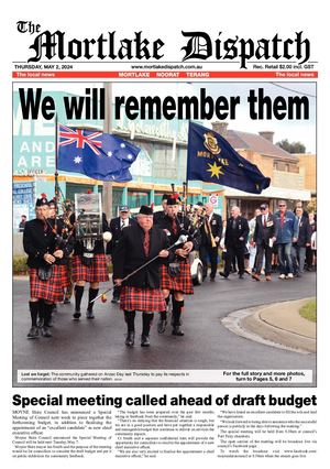 Mortlake Dispatch May 2, 2024