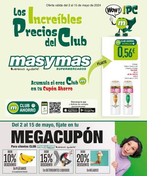 Oferta Válida del 2 al 15 de mayo de 2024 - masymas