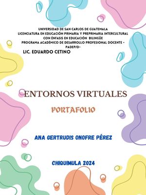 Portada De Portafolio