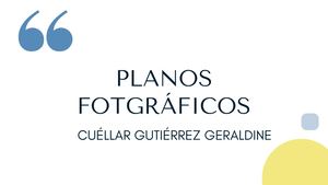 Planos Fotográficos Cuéllar Geraldine