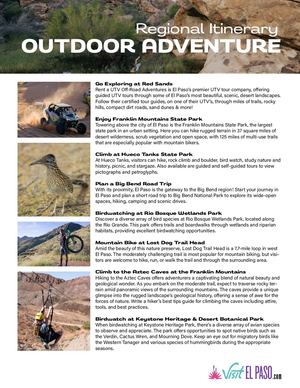 Visit El Paso Outdoor Adventures