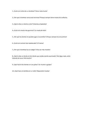 Chistes Odontologicos