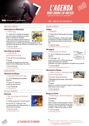 Agenda Bimensuel Gba Hors Bourg