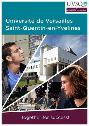 UVSQ Plaquette English