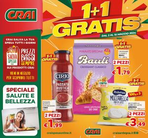 Volantino CRAI Sardegna dal 2 al 15 maggio