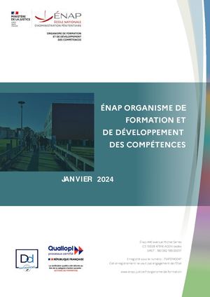 Enap - Organisme de formation et de développement des compétences - plaquette de présentation