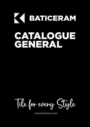 Catalogue baticeram