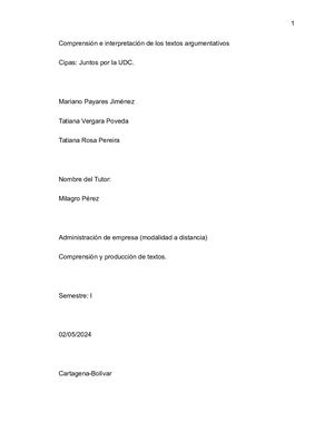 Aspectos Más Importantes Sobre Los Textos Argumentativos[1]