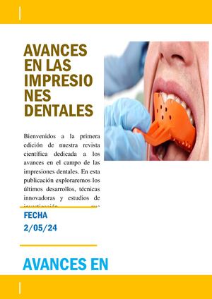 Revista sobre impresion dental
