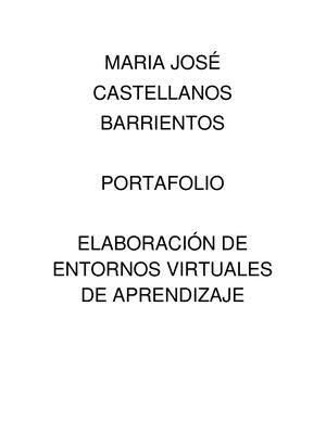 Elaboración De Entornos Virtuales De Aprendizaje