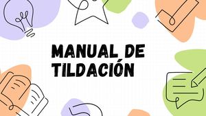 Manual de Tildacìon