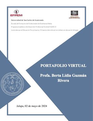 Portafolio Virtual Berta Guzmán