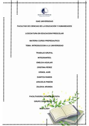 Introducción a la Universidad ISAE