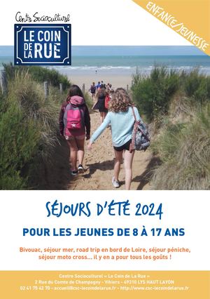 Plaquette Séjours été 2024