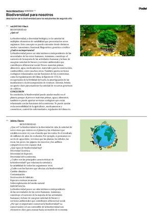 Biodiversidad Para Nosotros