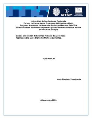 Portafolio Virtual Karla Vega