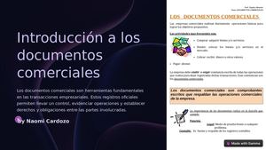Introduccion A Los Documentos Comerciales