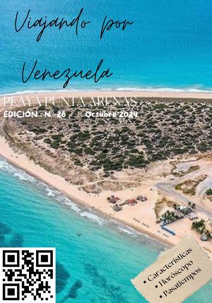 Revista Playa Punta Arenas - Margarita- Venezuela