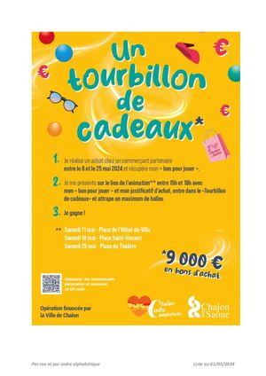 Commerces Partenaires - Un Tourbillon De Cadeaux