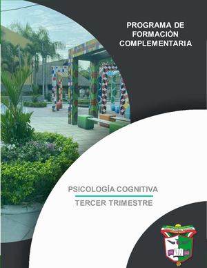 Psicologia Cognitiva Iii Semestre