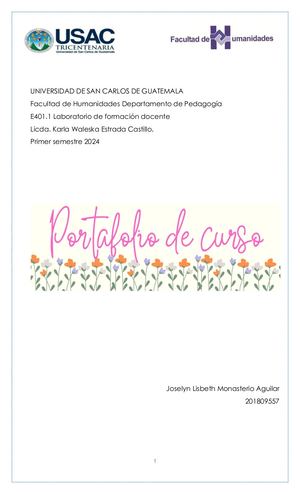 201809557 Portafolio Laboratorio De Formación Docente