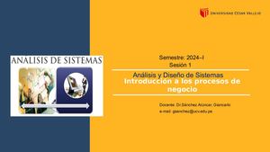 Análisis y Diseño de sistemas