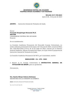 UCE-Instructivo de Titulación 2023