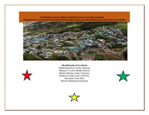 Cartografia Social Barrio La Mariposa De La Localidad Usaquen