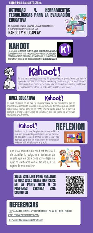 Actividad 4 Herramientas Tecnolog Para Evaluar