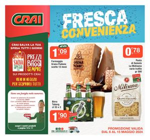 Volantino Crai Regina dal 6 al 15 maggio