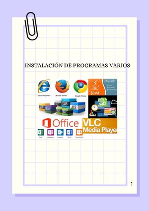 5 Instalación De Programas