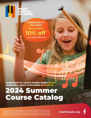 Summer 2024 Course Catalog | Merit School of Music