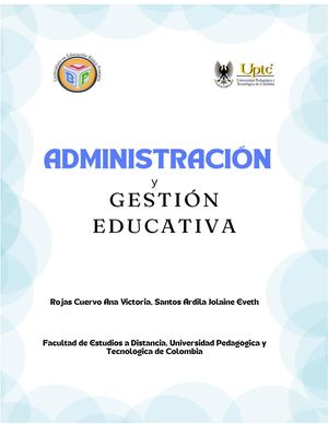 Portafolio Administracion Y Gestion Educativa