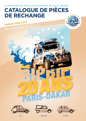 Catalogue Méhari Club Cassis dernière édition Mai 2024