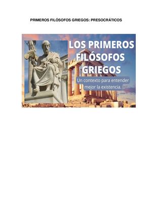 Primeros Filósofos Griegos