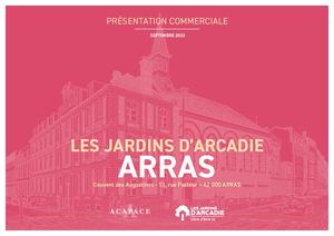 Plaquette commerciale Arras - Couvent des Augustines