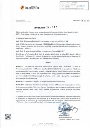 Parution Actes Administratifs (Décisions) (4)