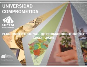 Plan Institucional De Formación Docente 2023 2025
