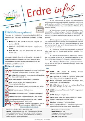 Erdre Infos N°30 - Mai 2024