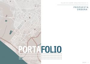 Portafolio Propuesta Urbana Sector Alto Mochica