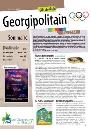 Georgipolitain Mai 2024