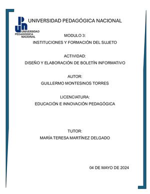 Gmontesinos Boletin Informativo