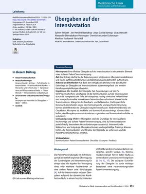02 ÜBergaben Auf Der Intensivstation