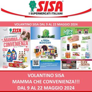 Volantino SISA Marsala dal 9 al 22 Maggio 2024