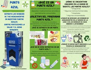 Folleto Punto Azul