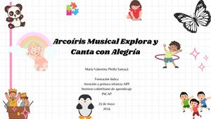 Cartilla Arcoíris Musical Explora y Canta con Alegría