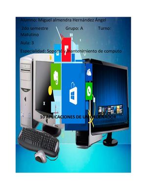 10 Aplicaciones De Un Ordenador