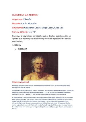 Filósofos Y Sus Aportes