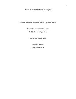 Manual de Instalación Parrot Security Os_01D67_Emerson Caicedo_Marialis Vargas_Andrés Garzón