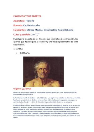 Filósofos Y Sus Aportes